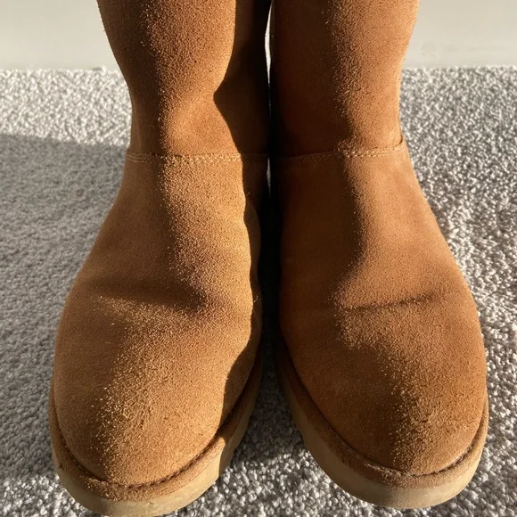 UGG Tan Suede Ankle Boots - Picture 6 of 15